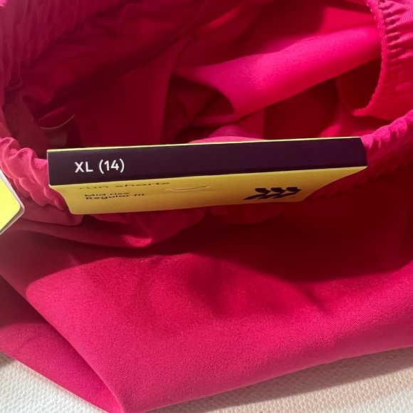 NWT all in motion Girl's Pink Athletic Shorts Size XL 14 (B2) - Picture 6 of 6